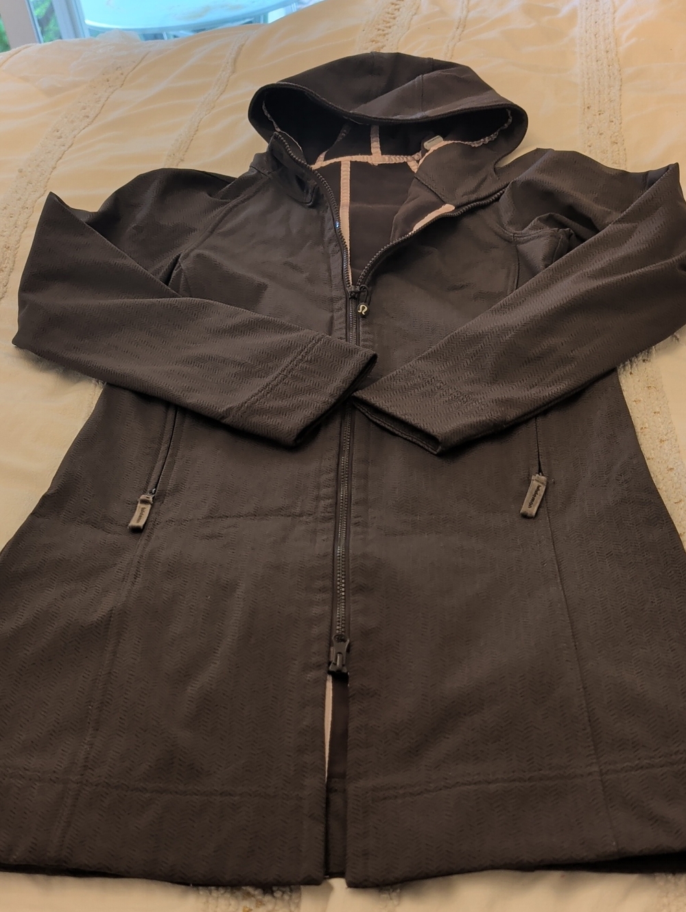 lululemon athletica Brown Hooded Utility Jacket